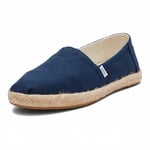 TOMS Women's Alpargata Rope Classic Loafer Flat, Blue Navy, 8 UK