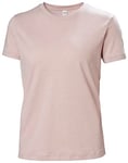 Helly Hansen Womens W HH Tech Logo T-Shirt - Pink Cloud, XS