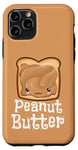 Coque pour iPhone 11 Pro Kawaii Beurre de cacahuète Jelly PB&J Halloween jumeaux assortis BFF