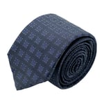 Ungaro, Cravate homme de marque Ungaro. Bleu marine à grands carrés