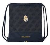 REAL MADRID 23/24 Sac à dos plat Grand sac à dos, idéal pour les enfants de différents âges, confortable et polyvalent, qualité et résistance, 35 x 40 cm, Bleu marine, bleu marine, Estándar,