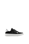 Armani Exchange Baskets pour Homme, détails en Daim, Logo à l'avant, Noir, 40 EU