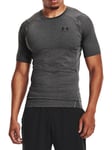 Under ArmourHeatGear Short Sleeve Baselayer T-Shirt - Carbon Heather/Black