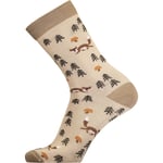 Sukkamestarit Sukkamestarit Merino Wool Socks - Fox Forest - Sand - Unisex - 39-42- Naturkompaniet