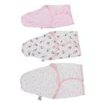 3PCS Baby Swaddle Blankets Newborn Adjustable Swaddles Sleep Sack Infant Swaddli