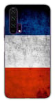 Coque en silicone imprimée compatible Huawei Honor 20 Pro Drapeau France