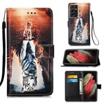 Samsung Galaxy S21 Ultra      Designer PU Case      Cat&amp;Tiger