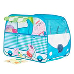 Peppa Pig Campervan Pop Up Play Tent Playhouse, Multi-Colour