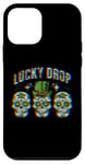 iPhone 12 mini trippy edm house music lover rave st patrick's day shamrock Case