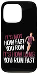 iPhone 13 Pro Running Runner Half Marathon Vintage It's Not How Fast You Case