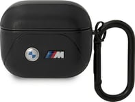 Bmw Bma322pvtk Airpods 3 Gen Cover Black/Black Leather Curved Line