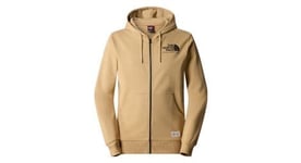 Sweat zippe a capuche the north face berkeley california beige