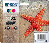 EPSON 603 XL Starfish Cyan, Magenta, Yellow & Black Ink Cartridges - Multipack