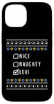 Coque pour iPhone 14 Gentil Coquin Hanoucca Levi Pull Moche