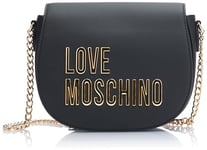 Love Moschino Women's jc4194pp1i Shoulder Bag, Black, 23X16X6