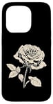 Coque pour iPhone 15 Pro Vintage Botanique Rose Fleur Fille Mignon Floral Plant Mom