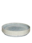 Denby Halo Grey Speckle Dinner Plates &Ndash; Set Of 4