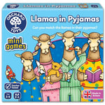 Orchard Toys Llamas in Pyjamas Mini Game, Small and Compact, Travel Game, Educational Game, Holiday Game, Perfect For Toddlers, Kids Age 3-6