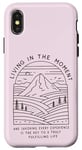 Coque pour iPhone X/XS Design aventure - La vie d'un voyageur