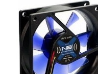 Noiseblocker BlackSilentFan X1, Fan, 8 cm, 1300 RPM, 10 dB, 26 m³/h, Svart