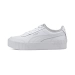 PUMA Women's Carina LIft TW Sneaker , Puma White-Puma White, 3.5 UK