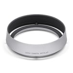 Leica Lens Hood Round Aluminium For Q3. Silver anodized finish