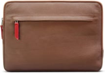 Etui En Cuir Pour Ipad Pro | Sleeve Case Angus Etui En Cuir | Cuir Tanné Végétal D'italie | Etui En Cuir Pour Ipad Marron Clair