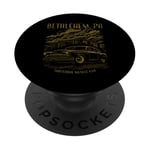 Conception de voiture Hotrod classique de Bethlehem PA Industrial Muscle USA PopSockets PopGrip Adhésif