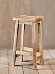 Nkuku Ambi Mango Wood Tall Stool, Natural