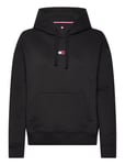 Tommy Jeans Tjw Bxy Badge Hoodie Svart