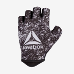 REEBOK WOMEN ESSENTIAL FITNESS TRAINING GLOVES SIZE XL HALF FINGER GYM BLACK