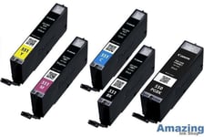 5 x Canon PGI-550 CLI-551 CMYK Ink Cartridge Genuine Set for Pixma iP8750 MG5550