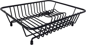 Delfinware 2020BK Black Compact Dish Drainer