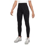 Collants enfant Nike  LEGGING TAILLE MI-HAUTE  JUNIOR - Noir - M