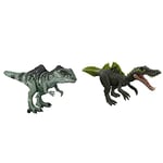 Jurassic World Dominion Dinosaur Toy, Strike N Roar Giganotosaurus, Action Figure, GYW86 & Dominion Roar Strikers Ichthyovenator Dinosaur Action Figure, 4 Years & Up