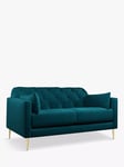 Swoon Mendel Medium 2 Seater Sofa, Gold Leg