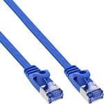 InLine 71801B Câble Réseau RJ45 Cat6a U/FTP (STP) Bleu 1 m