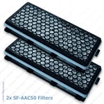 2x Vacuum Cleaner Filter Active Air Clean Miele SF-AAC50 For Miele S6000-S6999