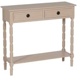 Ixia - Console Blanc Bois de pin Bois mdf 90 x 30 x 81 cm