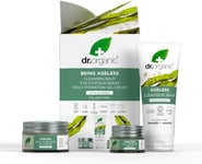 Dr Organic Ageless Skincare Set with Organic Seaweed Cleansing Balm, Face Cream