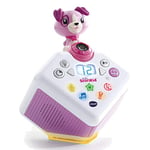 VTech - StoriKid Rose, Conteur d'Histoires Interactif, Boîte à Histoires et Chansons, Projection Lumineuse et Animée, Veilleuse, Cadeau Enfant de 3 Ans à 8 Ans - Contenu en Français