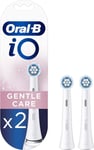 Oral-B iO Gentle Care Cleaning Electric Toothbrush Heads, White - iORBSW-2