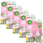 10 x Air Wick Plug In Air Freshener Refill Wild Rose & Patchouli 19ml