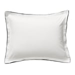 Ogland - Barton Medium Pillowcase 50x70 - Ogland White - Putetrekk - Emma Hedberg - Hvit