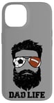 iPhone 14 Soccer Football Dad Messy Hair Beard Soccer Football Dad Case