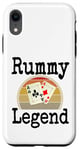 iPhone XR Funny Rummy Legend Card Game Winner Winning Game Night Dad Case