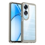 Oppo A60 4G Soft Gel Bumper Case [Clear Grey]