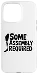 iPhone 15 Pro Max Some Assembly Required Funny Leg Amputee Humor Case