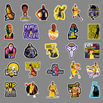 100 Kobe Bryant NBA star Kobe graffiti autocollants batterie d'ordinateur portable voiture voiture guitare étanche autocollants décoratifs A2136