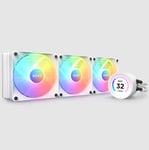 NZXT Kraken Elite 360 RGB Processor All-in-one liquid cooler 12 cm Whi